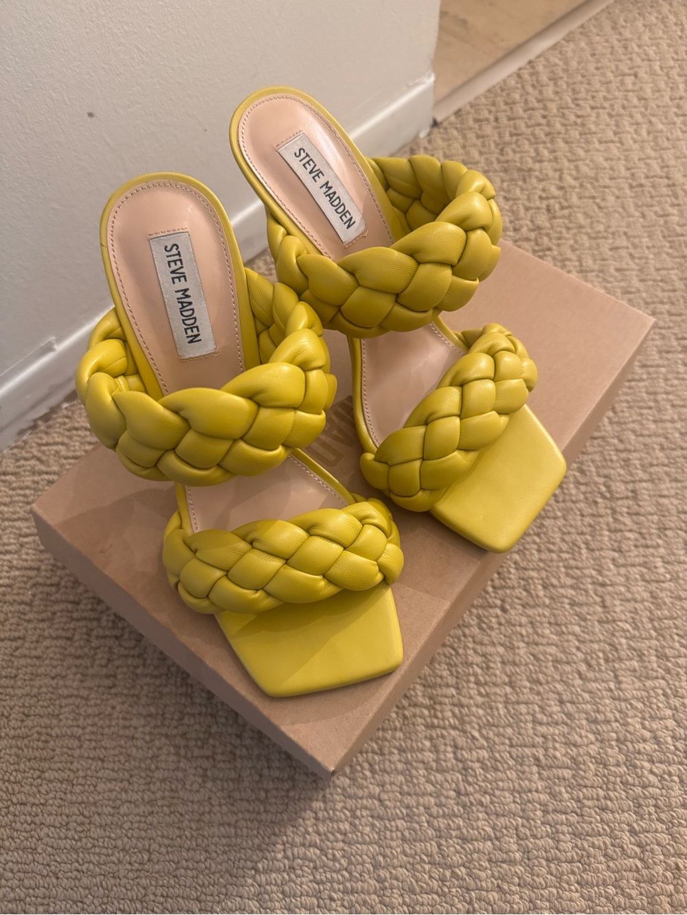 Steve Madden Braided KENLEY Heel Sandals